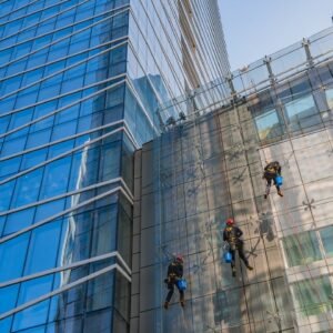 building, window, window cleaner